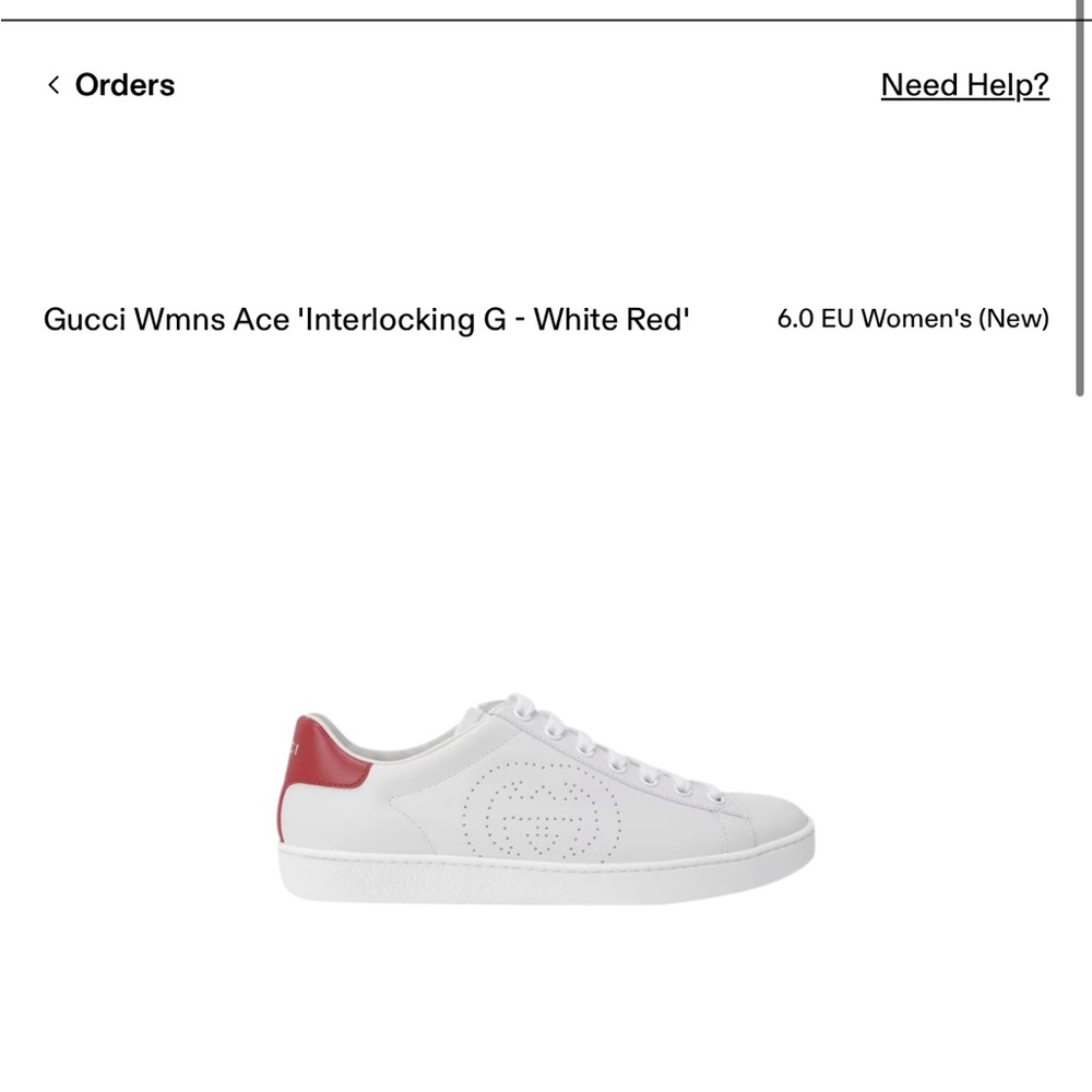 Gucci Interlocking Ace sneakers size 6 women’s